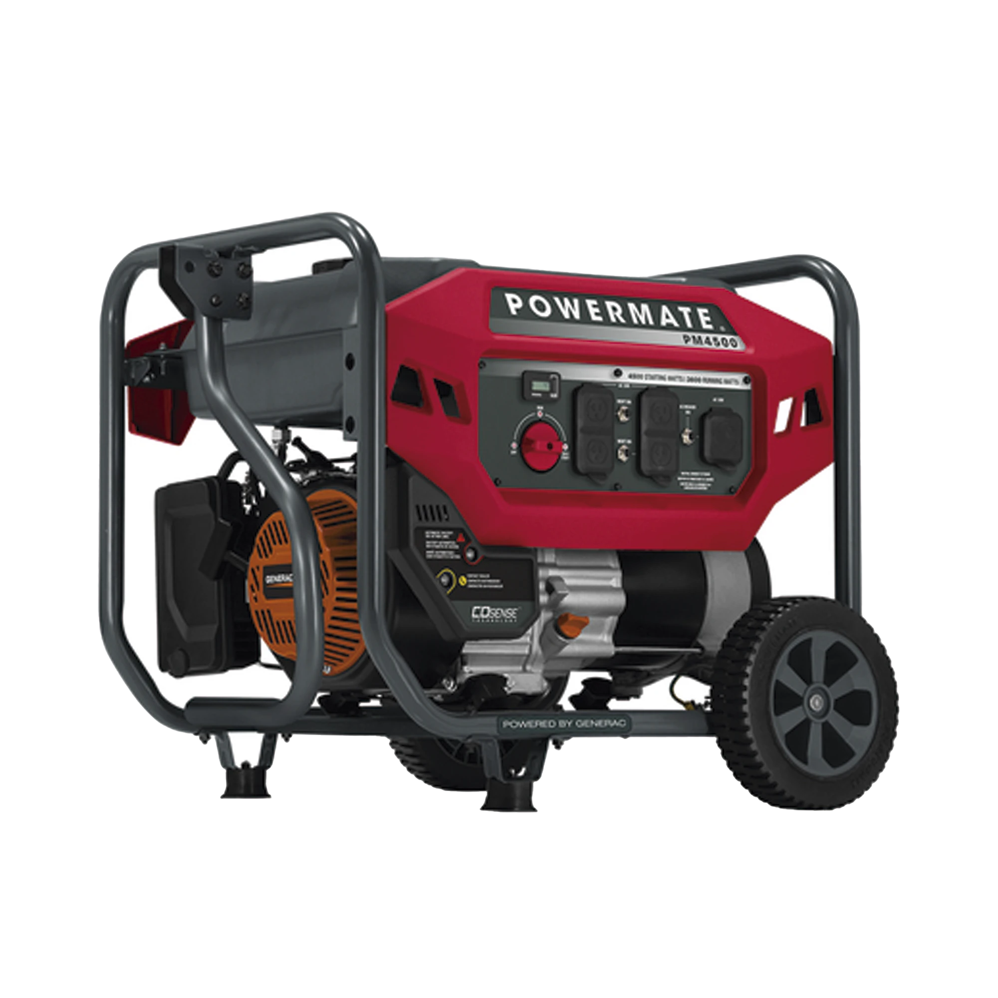 GENERADOR INVERSOR PORTÁTIL A GASOLINA, 3.6 KW, 120VCA, ARRANQUE MANUAL-Respaldo de Energía-POWERMATE-Bsai Seguridad & Controles