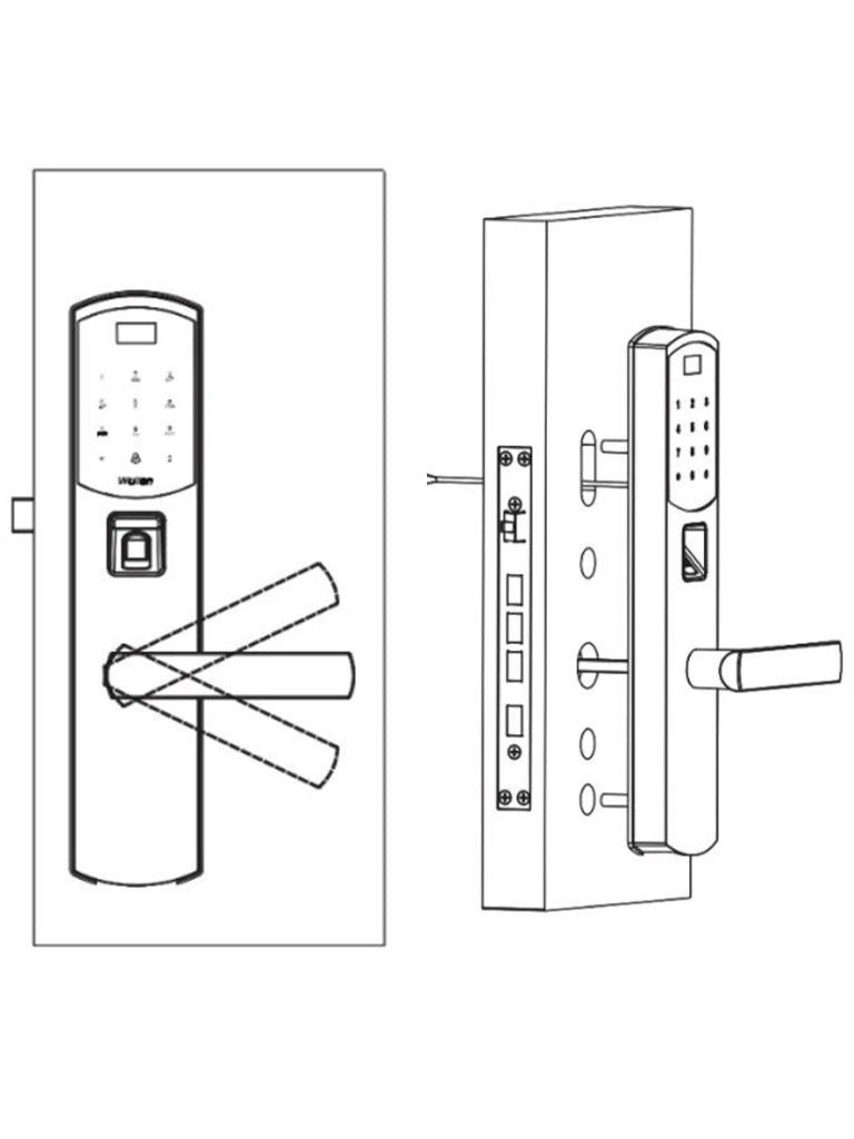 WULIAN SMARTBERNLOCK - CERRADURA BIOMETRICA INTELIGENTE / PASSWORD / HUELLA DIGITAL / GENERE USUARIOS TEMPORALES Y LIMITE EL TIEMPO DE ACCESO-Inteligente-WULIAN-Bsai Seguridad & Controles