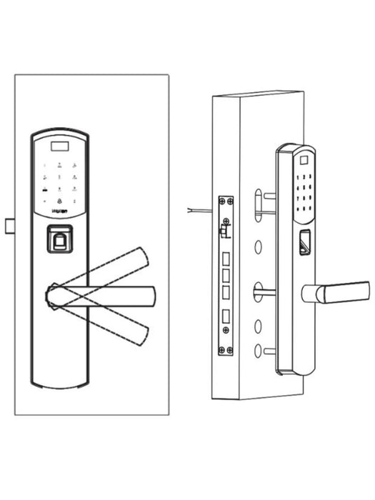 WULIAN SMARTBERNLOCK - CERRADURA BIOMETRICA INTELIGENTE / PASSWORD / HUELLA DIGITAL / GENERE USUARIOS TEMPORALES Y LIMITE EL TIEMPO DE ACCESO-Inteligente-WULIAN-WLN496001-Bsai Seguridad & Controles