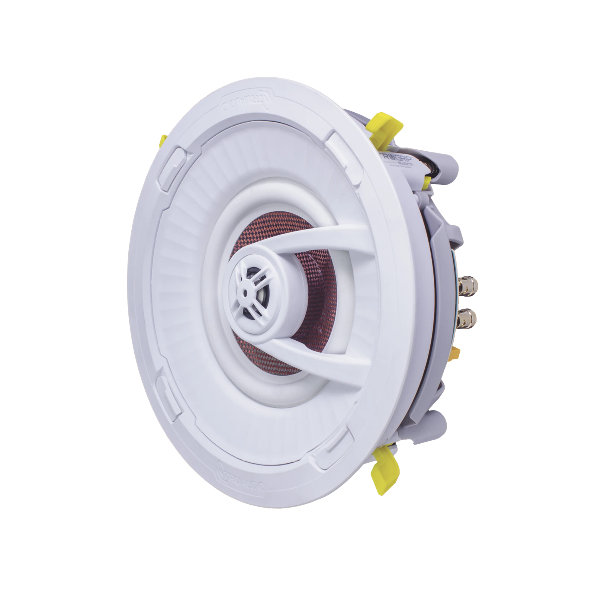 GHOST SERIES, ALTAVOZ DE 7 DE TECHO, DISEÑO TRUGRIP SIN HERRAMIENTAS, WOOFER DE FIBRA DE CARBONO CON CONEXIÓN RÁPIDA-Megafonia y Audioevacuacion-TRUAUDIO-Bsai Seguridad & Controles