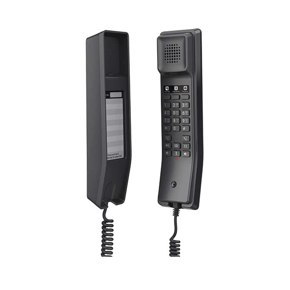 TELÉFONO IP PARA HOTELES / ALTAVOZ HD / 2 CUENTAS Y LÍNEAS SIP / 10 TECLAS DE MARCACIÓN RÁPIDA / 3 TECLAS PROGRAMABLES / CÓDEC OPUS / GESTIÓN GDMS / INSTALACIÓN EN ESCRITORIO Y PARED / POE 100 MBPS-VoIP - Telefonía IP - Videoconferencia-GRANDSTREAM-Bsai Seguridad & Controles