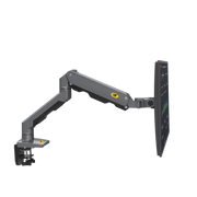 MONTAJE DE ESCRITORIO ARTICULADO PARA MONITORES DE 27-45" / SOPORTA HASTA 15 KG / VESA 75 X 75 / 100 X 100 / ACERO / GIRO: 360°-Monitores Pantallas y Mobiliario-NB-EPCOM-Bsai Seguridad & Controles