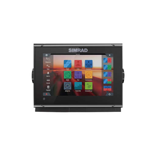 GO7 PANTALLA DE NAVEGACIÓN TOUCH SCREEN MULTI-FUNCIONAL PARA RADAR, FISHFINDER, Y CONTROL AUTOMÁTICO DE NAVEGACIÓN. NO INCLUYE TRANSDUCER-Soluciones Marinas-SIMRAD-000-14448-001-Bsai Seguridad & Controles