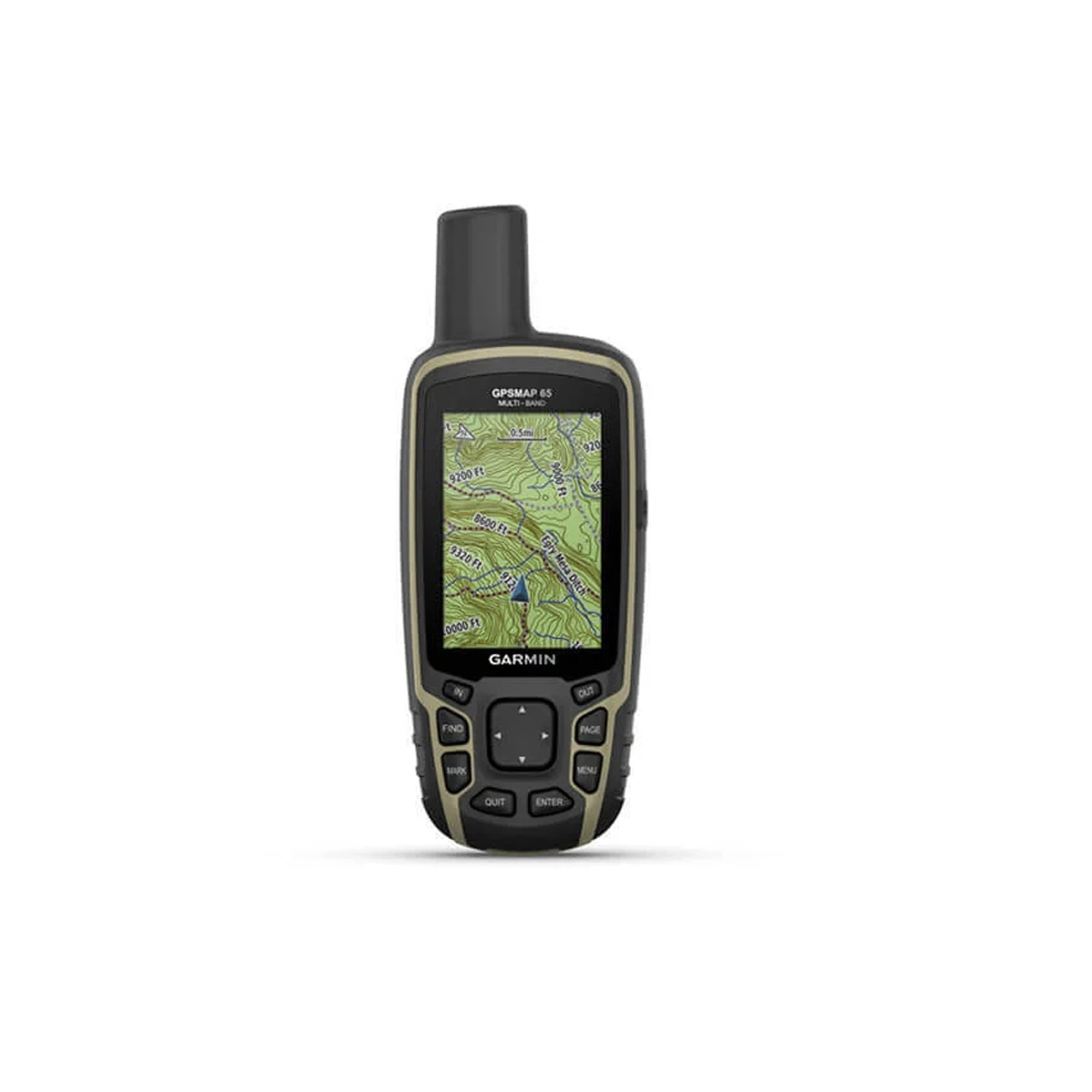 GPS PORTÁTIL GPSMAP 65 CON PANTALLA A COLOR, ALMACENAMIENTO INTERNO DE HASTA 5000 PUNTOS, MEMORIA INTERNA DE 16 GB, RESISTENTE AL AGUA IPX7.-Aplicaciones y Soluciones-GARMIN-Bsai Seguridad & Controles