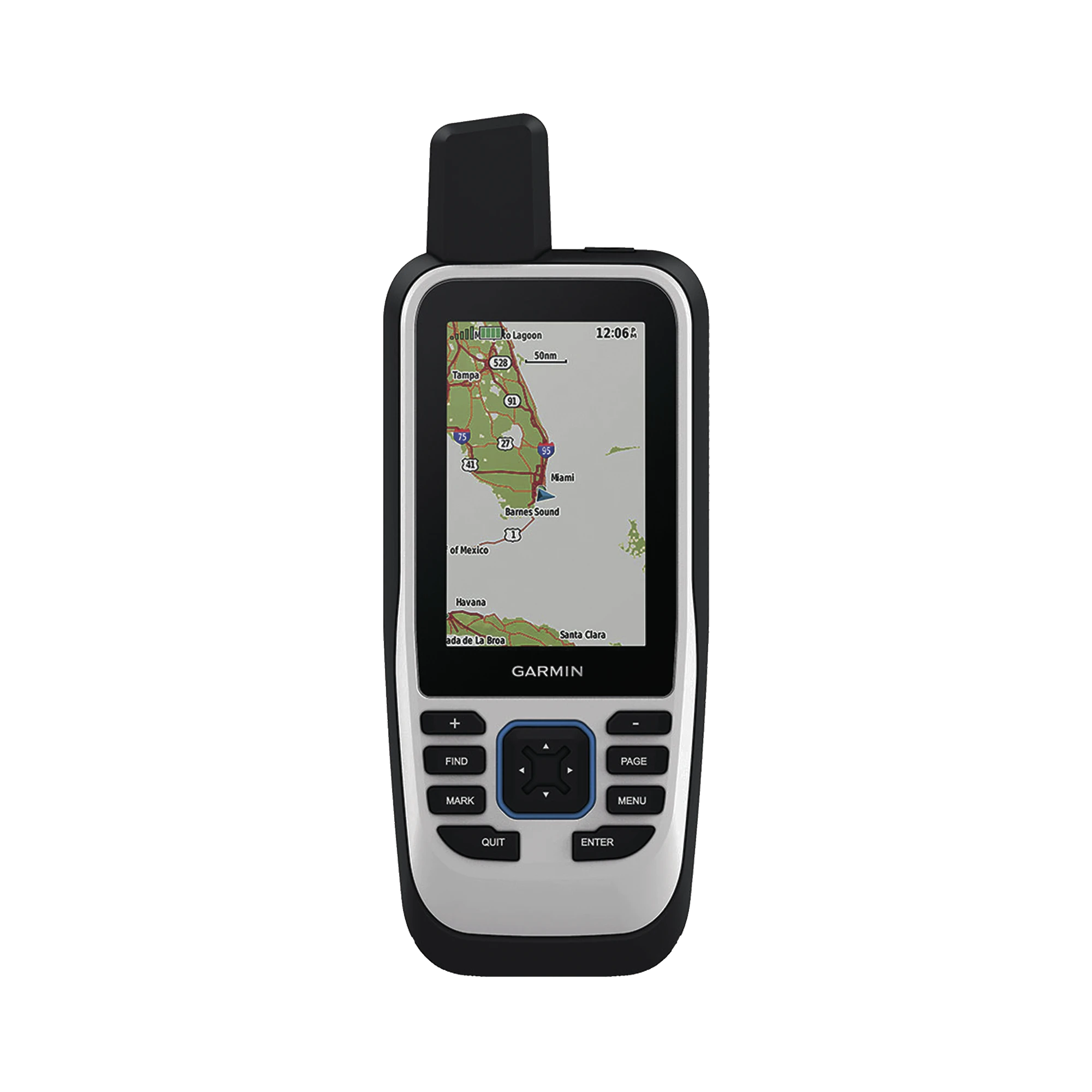 GPS PORTÁTIL GPSMAP 86S CON MAPA BASE PRECARGADO, INCLUYE BATERÍA INTERNA RECARGABLE.-Soluciones Marinas-GARMIN-Bsai Seguridad & Controles
