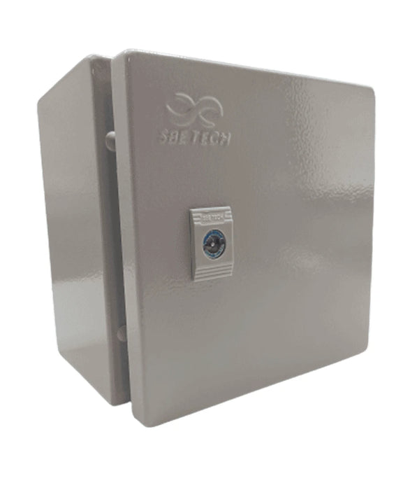 SBE TECH SBE-302015 GABINETE METÁLICO / ALTO 30.0 CM / ANCHO 20.0 CM / PROFUNDIDAD 15.0 CM / GRADO IP 65 NEMA 4-Gabinetes Para Exterior ( IP-65/ IP-66)-SBE TECH-Bsai Seguridad & Controles