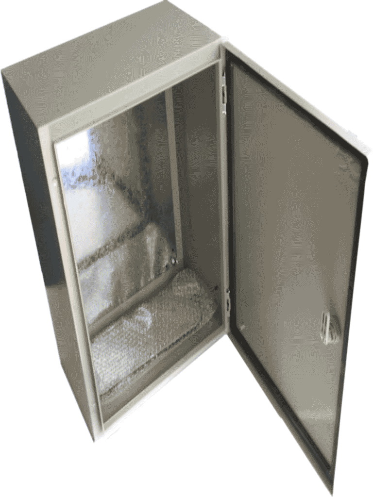 SBE TECH SBE-404020 GABINETE METÁLICO / ALTO 40.0 CM / ANCHO 40.0 CM / PROFUNDIDAD 20.0 CM / GRADO IP 65 NEMA 4-Gabinetes Para Exterior ( IP-65/ IP-66)-SBE TECH-Bsai Seguridad & Controles