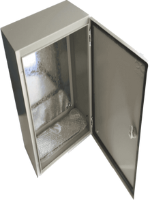 SBE TECH SBE-504020 GABINETE METÁLICO / ALTO 50.0 CM/ ANCHO 40.0 CM / PROFUNDIDAD 20.0 CM / GRADO IP 65 NEMA 4-Gabinetes Para Exterior ( IP-65/ IP-66)-SBE TECH-Bsai Seguridad & Controles