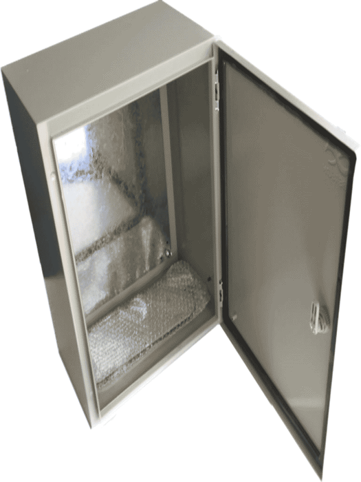 SBE TECH SBE-504020 GABINETE METÁLICO / ALTO 50.0 CM/ ANCHO 40.0 CM / PROFUNDIDAD 20.0 CM / GRADO IP 65 NEMA 4-Gabinetes Para Exterior ( IP-65/ IP-66)-SBE TECH-Bsai Seguridad & Controles
