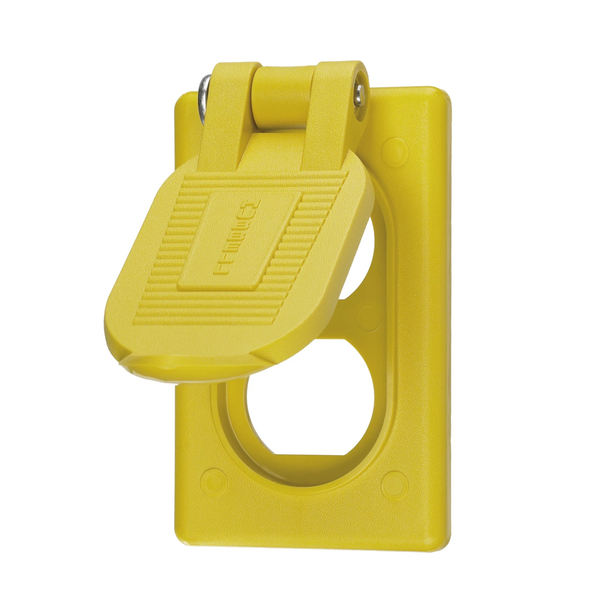 TAPA RESISTENTE A INTEMPERIE PARA CONTACTO DÚPLEX/ COLOR AMARILLO/ GRADO MARINO.-Herramientas-HUBBELL-Bsai Seguridad & Controles