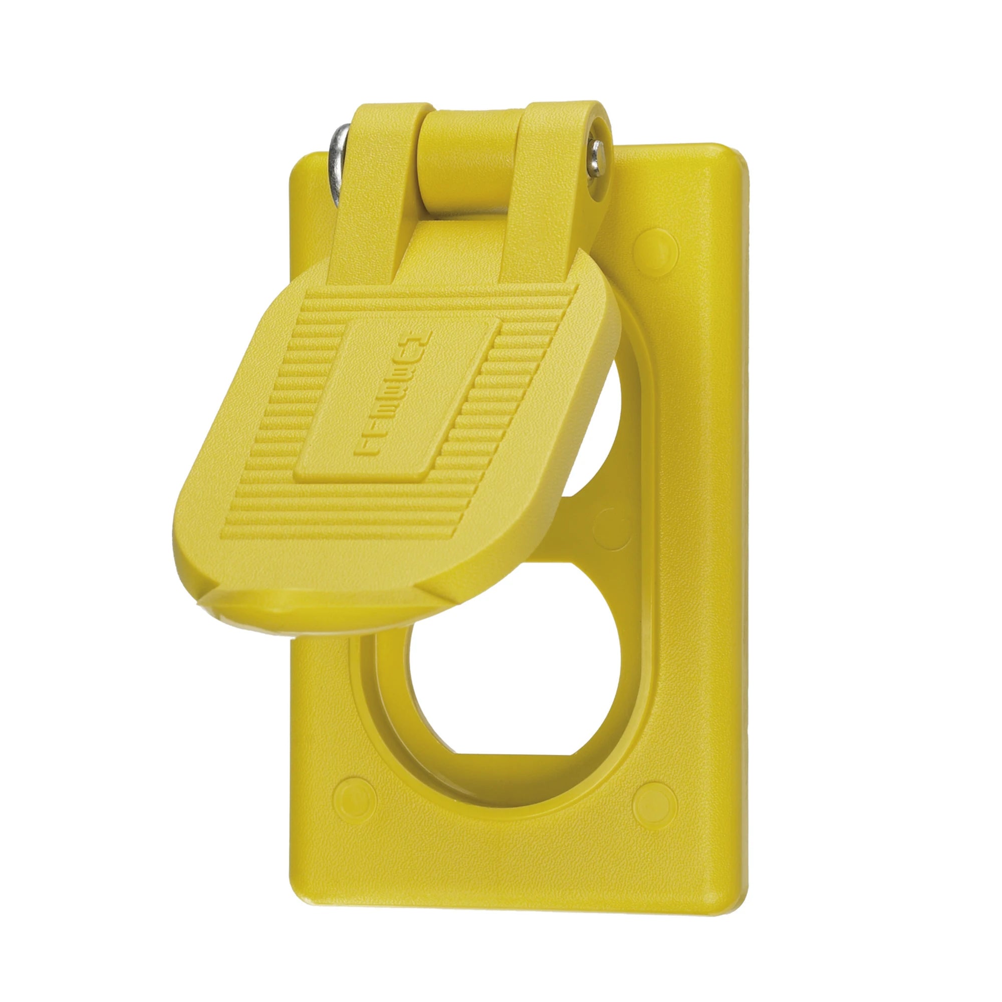 TAPA RESISTENTE A INTEMPERIE PARA CONTACTO DÚPLEX/ COLOR AMARILLO/ GRADO MARINO.-Herramientas-HUBBELL-Bsai Seguridad & Controles
