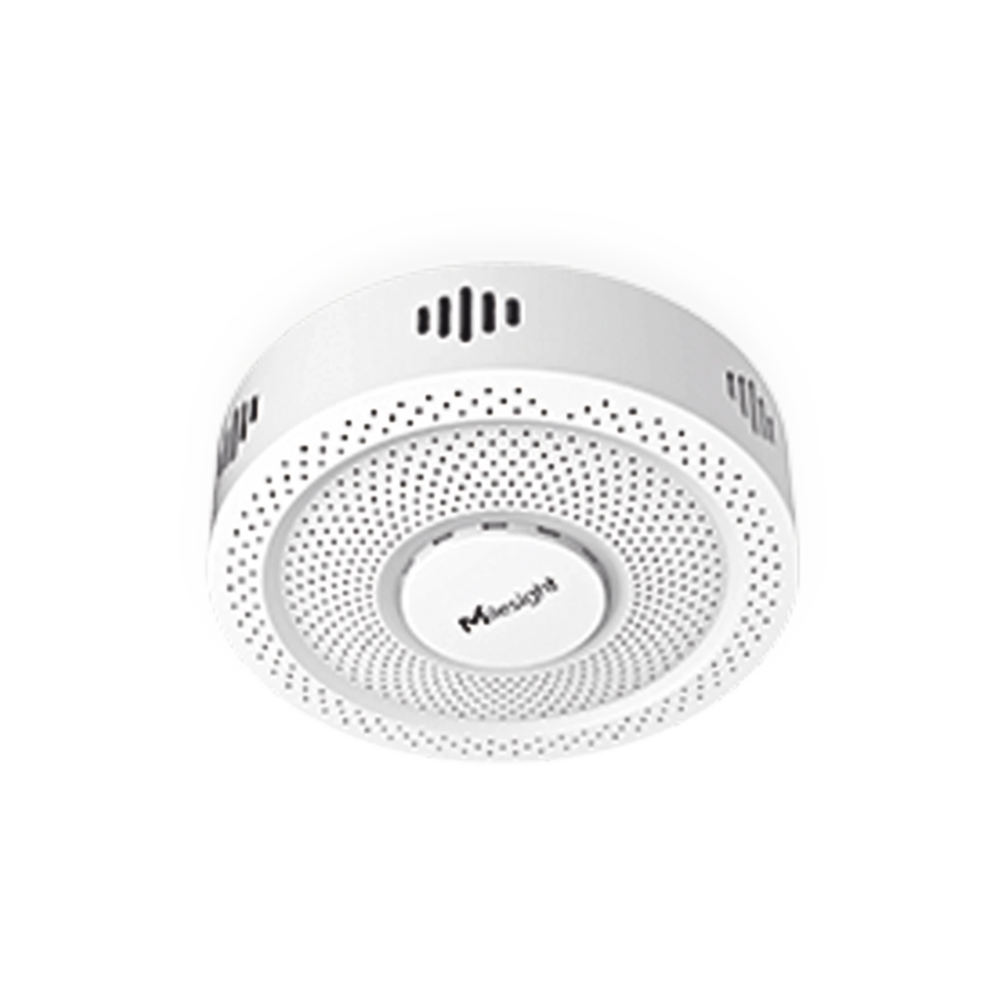 DETECTOR DE VAPEO Y HUMO GS601 LORAWAN® / SENSORES MÚLTIPLES (VAPE, HUMO, TVOC, PM1.0/2.5/10, TEMPERATURA, HUMEDAD) / ALARMA LED Y BUZZER 70DB / NFC PARA CONFIGURACIÓN / IP30 / COMPATIBLE CON PLATAFORMA MILESIGHT