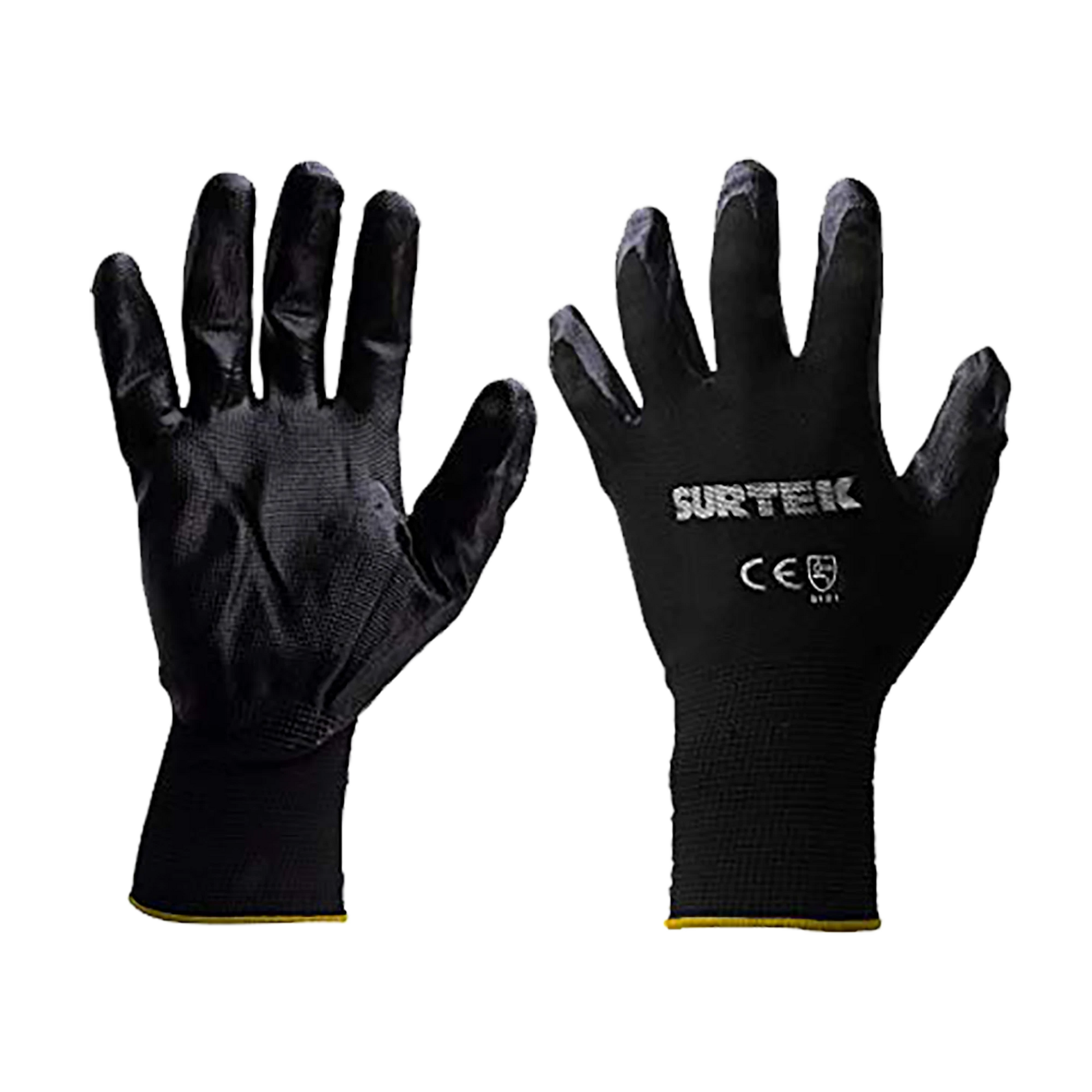 GUANTES DE NYLON CON RECUBRIMIENTO DE NITRILO TALLA GRANDE-Herramientas-SURTEK-Bsai Seguridad & Controles