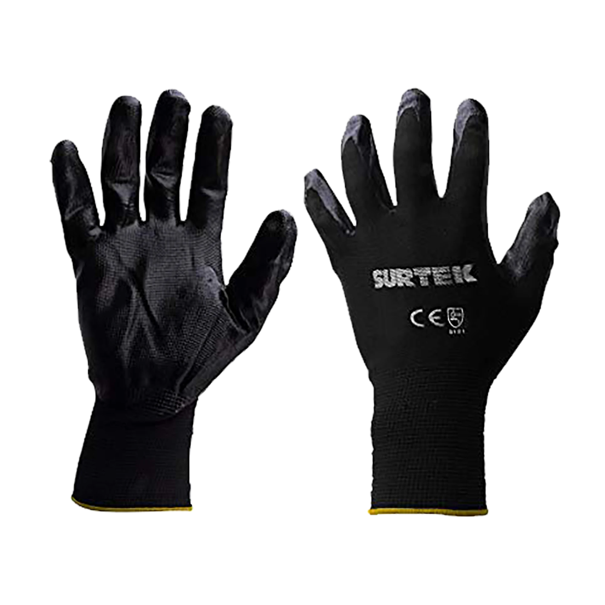 GUANTES DE NYLON CON RECUBRIMIENTO DE NITRILO TALLA GRANDE-Herramientas-SURTEK-Bsai Seguridad & Controles