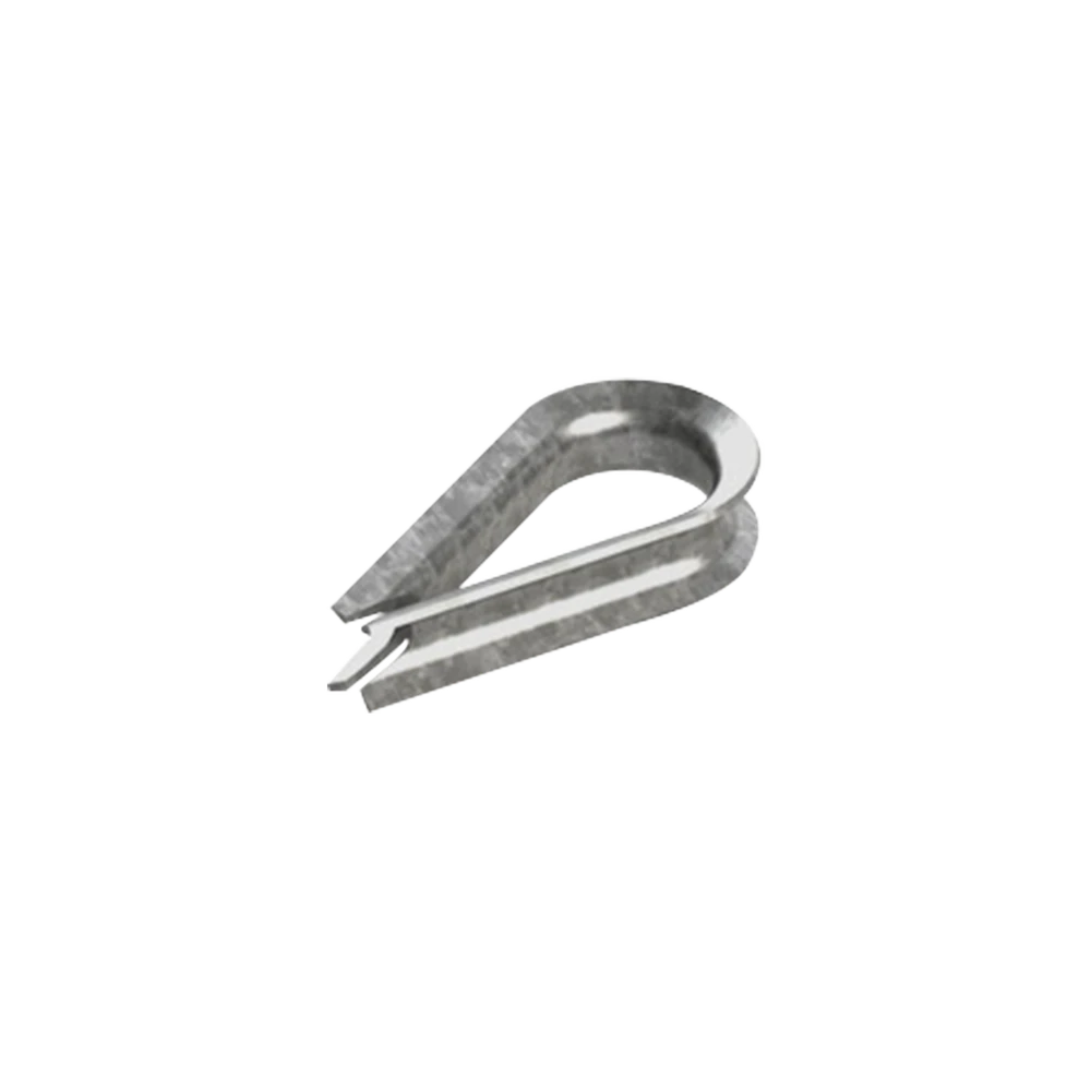 GUARDACABOS/CUELLO 1/4" ACERO CON ELECTRO GALVANIZADO-Accesorios para Torres Arriostradas-SURTEK-Bsai Seguridad & Controles