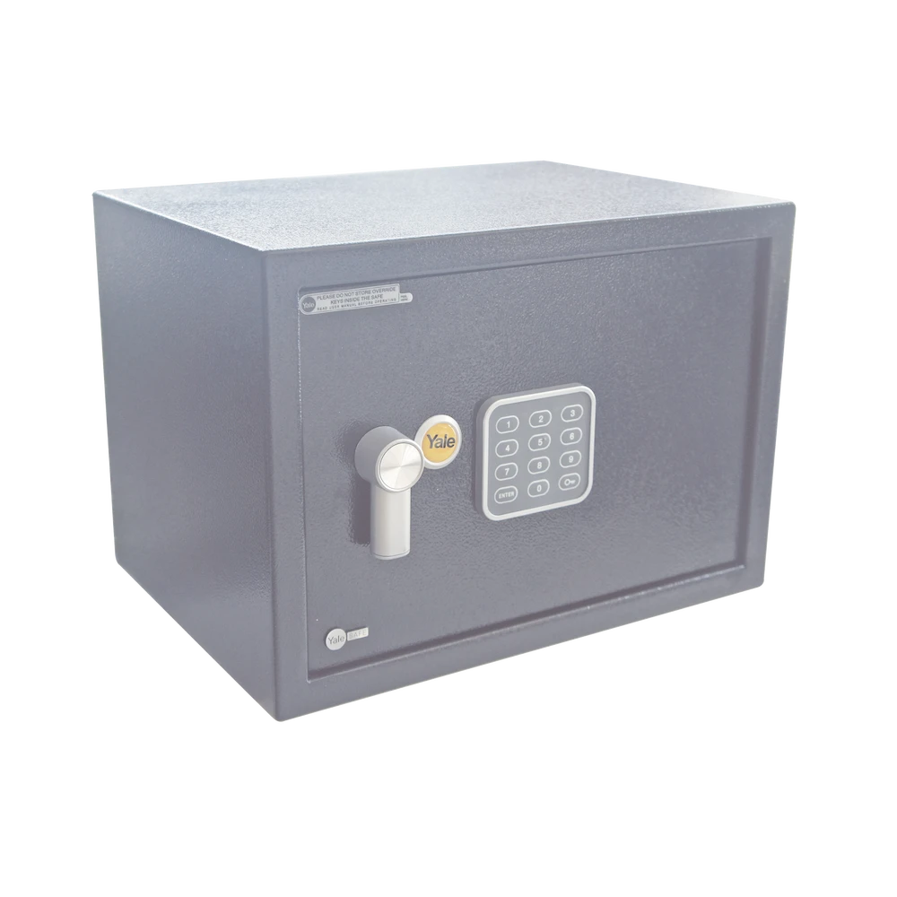 CAJA FUERTE MEDIANA/ ELECTRÓNICA/ RESIDENCIAS Y OFICINAS/ GUARDAR DOCUMENTOS, ELECTRÓNICOS, ETC-Cajas de Seguridad-ASSA ABLOY-Bsai Seguridad & Controles