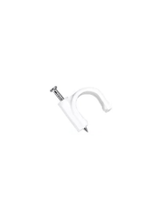 TCE LMG-NCC-7MM-W100 - GRAPA DE PARED / DIÁMETRO INTERNO 7 MM / ALTURA 8.7 MM / COLOR BLANCO / BOLSA DE 100 PIEZAS#GRAPA-Organización y fijación de cables-OEM-Bsai Seguridad & Controles