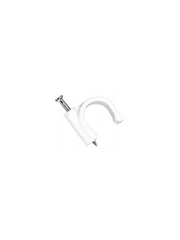 TCE LMG-NCC-5MM-W100 - GRAPA DE PARED / DIÁMETRO INTERNO 5 MM / ALTURA 6 MM / COLOR BLANCO / BOLSA DE 100 PIEZAS#GRAPA-Organización y fijación de cables-OEM-Bsai Seguridad & Controles