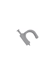 TCE LMG-NCC-7MMC-GY100 - GRAPA DE PARED / DIÁMETRO INTERNO 7 MM / ALTURA 8.7 MM / COLOR GRIS / BOLSA DE 100 PIEZAS#GRAPA-Organización y fijación de cables-OEM-Bsai Seguridad & Controles