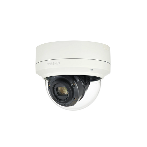 CÁMARA IP TIPO DOMO EXTERIOR DE 2MP CON FUNCIÓN DE IDENTIFICARON DE PLACAS LPR / LENTE MOTORIZADO DE 5.2 - 62.4MM / WDR 150DB / DISEÑADO PARA APLICACIONES DE BAJA VELOCIDAD 0 A 35 KM/H-Cámaras IP-HANWHA TECHWIN WISENET-XNV-6120R/LPR-Bsai Seguridad & Controles