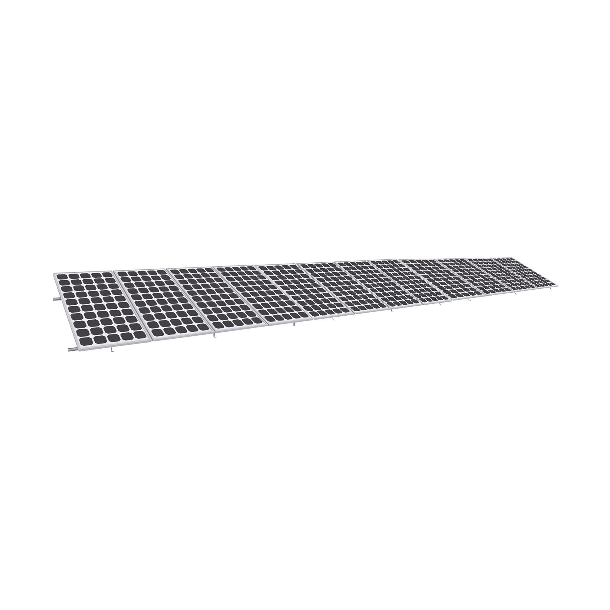 MONTAJE PARA PANEL SOLAR, RIEL "8" DE 5400MM PARA MÓDULOS CON ESPESOR DE 35MM, VELOCIDAD DE VIENTO MÁX. 136KM/H (20° A 45°)-Energía Solar-EPCOM POWERLINE-Bsai Seguridad & Controles