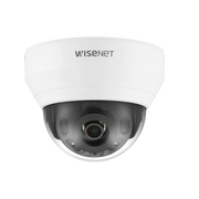 CÁMARA IP TIPO DOMO INTERIOR 5 MEGAPÍXEL / LENTE 4 MM / IR 20M / WDR 120DB / H.265 & WISESTREAM-Cámaras IP-HANWHA TECHWIN WISENET-Bsai Seguridad & Controles