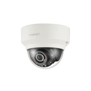 CÁMARA IP TIPO DOMO INTERIOR 2MP / LENTE 4MM / IR 30M / WDR 150DB / H.265 & WISESTREAM-Cámaras IP-HANWHA TECHWIN WISENET-Bsai Seguridad & Controles