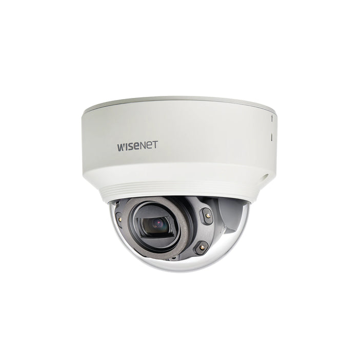 CÁMARA IP TIPO DOMO INTERIOR 2MP / LENTE MOTORIZADO 2.8-12MM / IR 30M / WDR 150DB / H.265 & WISESTREAM-Cámaras IP-HANWHA TECHWIN WISENET-XND-6080RV-Bsai Seguridad & Controles