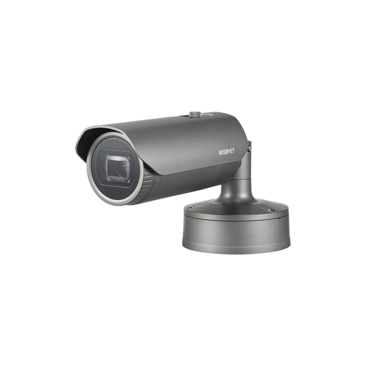 CÁMARA IP BALA ANTIVANDÁLICA 2 MEGAPÍXEL / EXTRALUX / LENTE MOTORIZADO 4.1 - 16.4MM / IR 70M / WDR 150DB / IP67 / H.265 & WISESTREAM-Cámaras IP-HANWHA TECHWIN WISENET-XNO-6085R-Bsai Seguridad & Controles