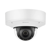 CÁMARA IP DOMO EXTERIOR ANTIVANDÁLICA 5MP / EXTENSOR POE / LENTE MOTORIZADO 3.9-9.4MM / IR 50M / WDR 120DB / H.265 & WISESTREAM-Cámaras IP-Hanwha Techwin Wisenet-Bsai Seguridad & Controles