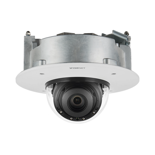 CÁMARA IP TIPO DOMO INTERIOR PARA PLAFÓN 4K / LENTE 2.8 A 8.4MM / WDR 120DB / H.265 & WISESTREAM-Cámaras IP-Hanwha Techwin Wisenet-XND-9082RF-Bsai Seguridad & Controles