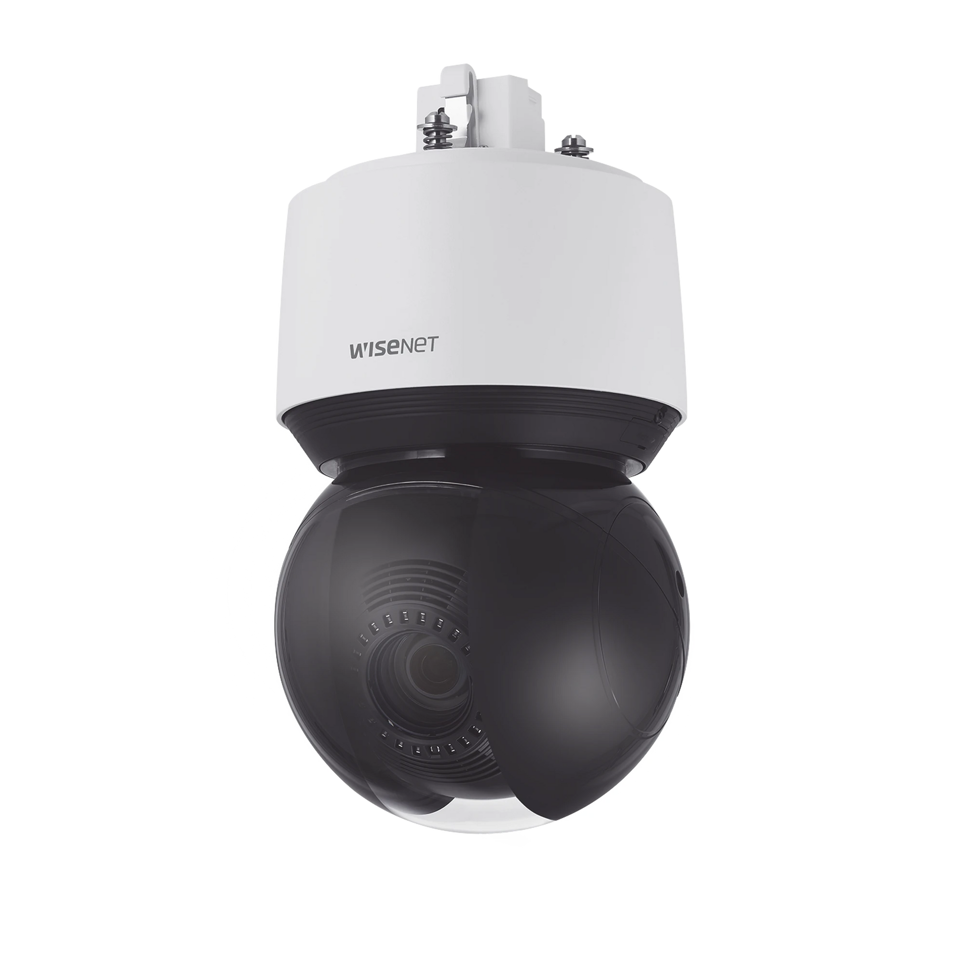 CÁMARA PTZ IP ANTIVANDÁLICA 6MP / IR 200M / 25X ZOOM ÓPTICO / IP66 / NEMA 4X / AUTO TRACKING / H.265 & WISESTREAM-Cámaras IP-HANWHA TECHWIN WISENET-Bsai Seguridad & Controles