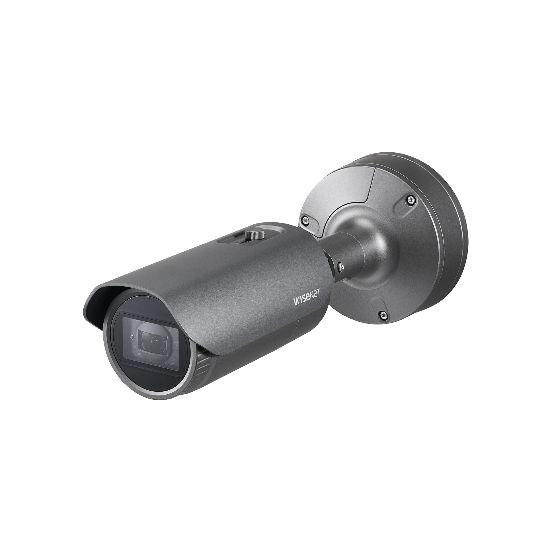 CÁMARA IP TIPO BALA ANTIVANDÁLICA 2MP / LENTE MOTORIZADO 2.8-12MM / IR 50M / WDR 150DB / H.265 & WISESTREAM II-Cámaras IP-HANWHA TECHWIN WISENET-Bsai Seguridad & Controles