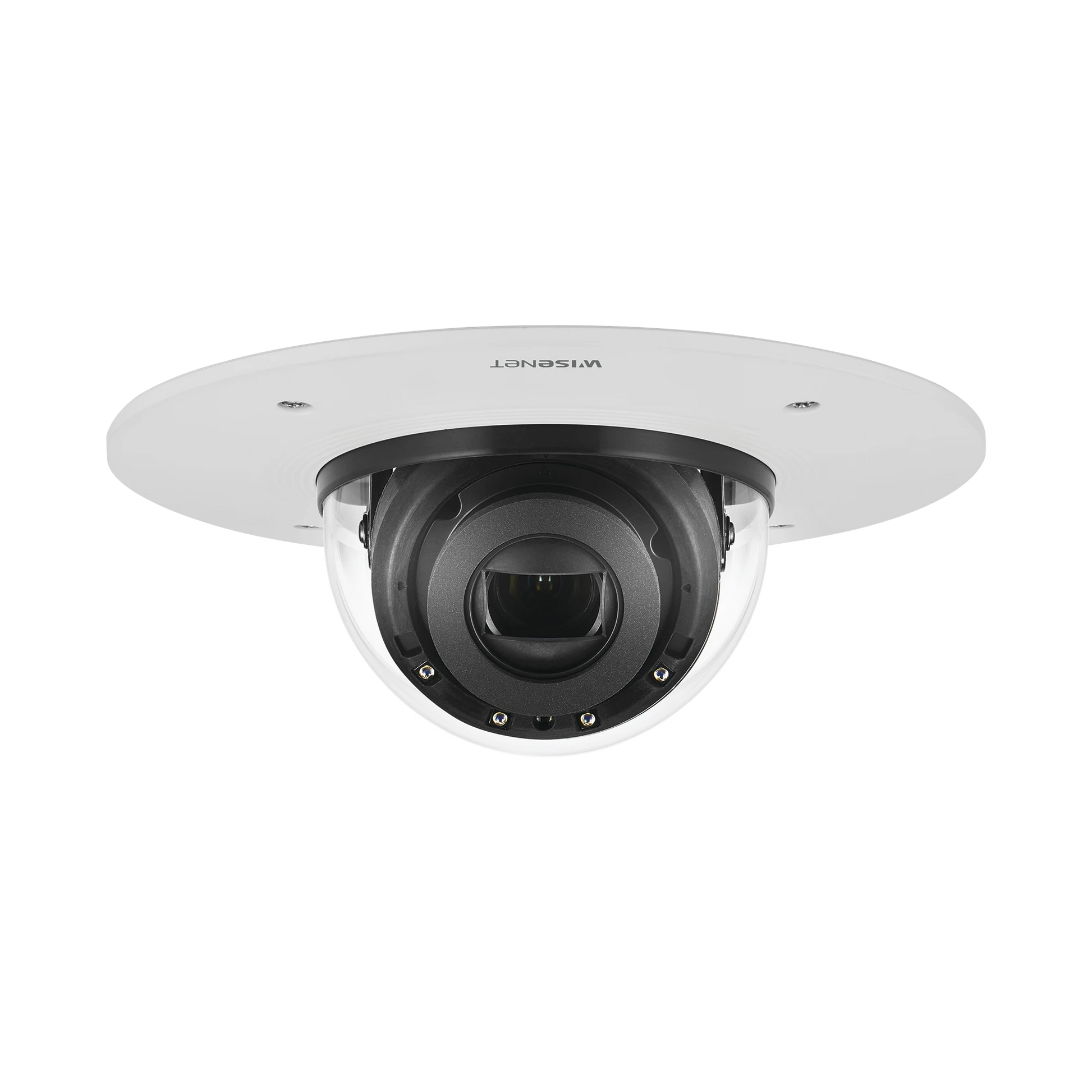 CÁMARA IP DOMO INTERIOR 2MP /FÁCIL DE INSTALAR EN PLAFÓN/ LENTE MOTORIZADO 2.8-12MM / IR 50M / WDR 150DB / H.265 & WISESTREAM II-Cámaras IP-HANWHA TECHWIN WISENET-Bsai Seguridad & Controles