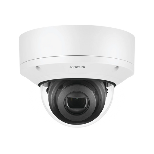 CÁMARA IP DOMO INTERIOR ANTIVANDÁLICA 2MP / FÁCIL INSTALACIÓN / LENTE MOTORIZADO 2.8-12MM / WDR 150DB / H.265 & WISESTREAM II-Cámaras IP-HANWHA TECHWIN WISENET-XND-6081V-Bsai Seguridad & Controles