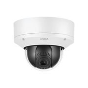 CÁMARA IP DOMO INTERIOR ANTIVANDÁLICO PTRZ 2MP / FÁCIL INSTALACIÓN / LENTE MOTORIZADO 2.8-12MM / IR 50M / WDR 150DB / H.265 & WISESTREAM II-Cámaras IP-HANWHA TECHWIN WISENET-Bsai Seguridad & Controles
