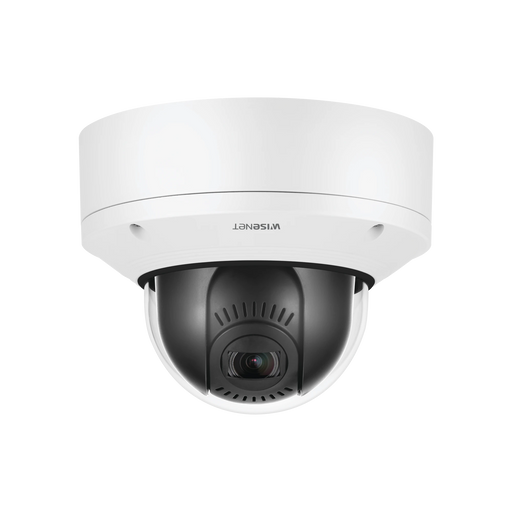 CÁMARA IP DOMO INTERIOR ANTIVANDÁLICO PTRZ 2MP / FÁCIL INSTALACIÓN / LENTE MOTORIZADO 2.8-12MM / IR 50M / WDR 150DB / H.265 & WISESTREAM II-Cámaras IP-HANWHA TECHWIN WISENET-XND-6081VZ-Bsai Seguridad & Controles