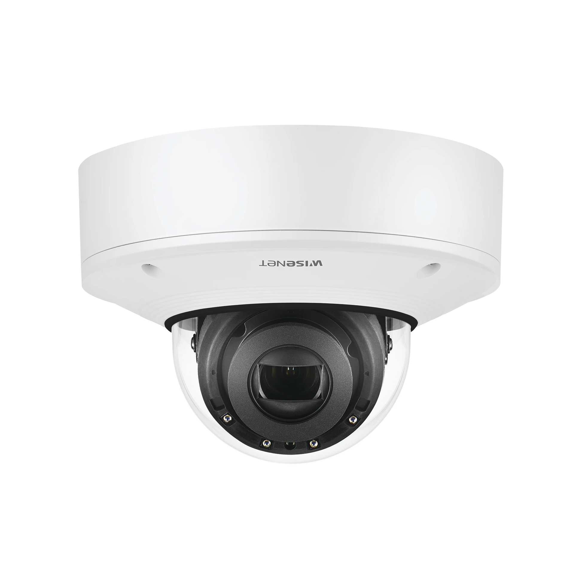 CÁMARA IP DOMO EXTERIOR ANTIVANDÁLICO 2MP / LENTE MOTORIZADO 2.8-12MM / FÁCIL INSTALACIÓN/ IR 50M / WDR 150DB / H.265 & WISESTREAM II-Cámaras IP-HANWHA TECHWIN WISENET-Bsai Seguridad & Controles