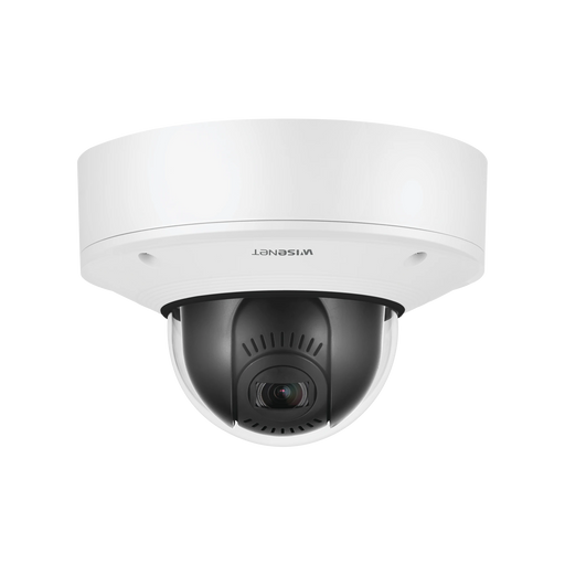 CÁMARA IP DOMO EXTERIOR ANTIVANDÁLICO PTRZ 2MP / LENTE MOTORIZADO 2.8-12MM / FÁCIL INSTALACIÓN / IR 50M / WDR 150DB / H.265 & WISESTREAM II-Cámaras IP-HANWHA TECHWIN WISENET-XNV-6081Z-Bsai Seguridad & Controles