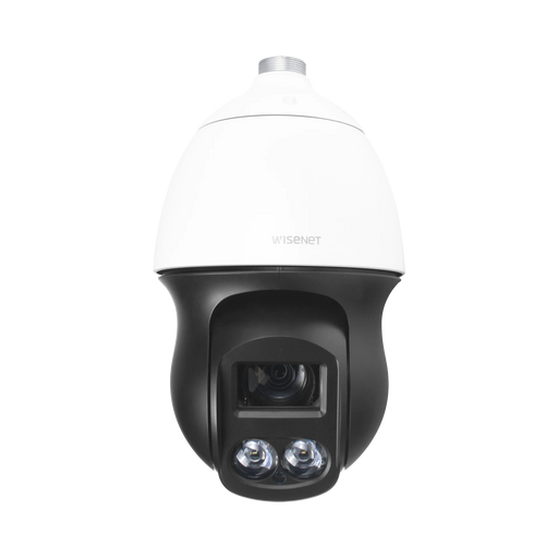 DOMO IP PTZ 2MP ANTIVANDÁLICO / 37X ZOOM ÓPTICO / IR 350M / WDR 120DB / AUTO TRACKING / VIDEO ANALÍTICOS / H.265 & WISESTREAM II-Cámaras IP-HANWHA TECHWIN WISENET-XNP-6370RH-Bsai Seguridad & Controles