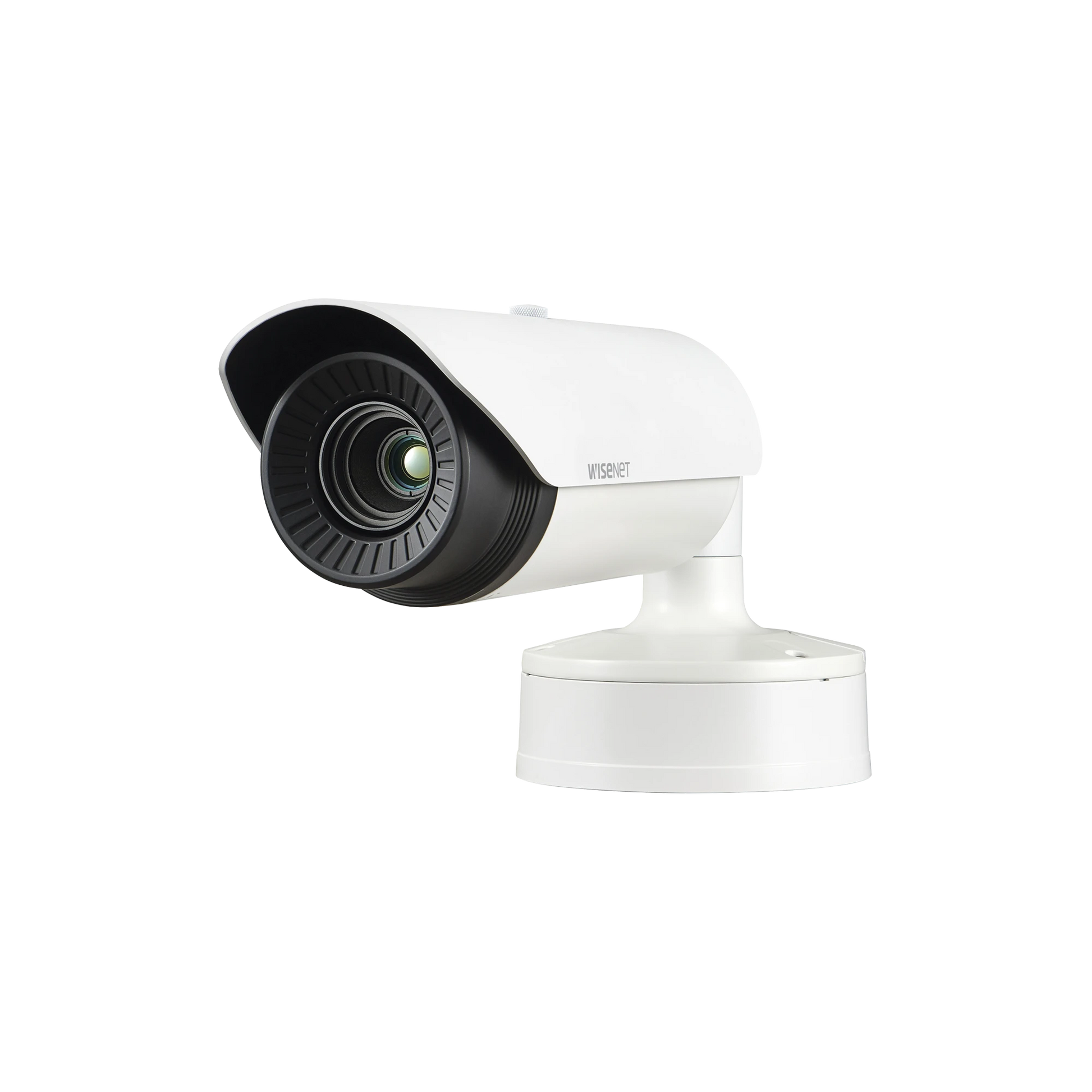 CÁMARA BULLET ANTIVANDÁLICA TÉRMICA IP / RESOLUCIÓN 640 X 480 / LENTE 19 MM / H.265 & WISESTREAM II-Cámaras IP-HANWHA TECHWIN WISENET-Bsai Seguridad & Controles