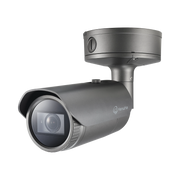 CÁMARA IP TIPO BALA ANTIVANDÁLICA 4K / LENTE MOTORIZADO 2.8-12MM / IR 50M / WDR 150DB / H.265 & WISESTREAM II-Cámaras IP-HANWHA TECHWIN WISENET-Bsai Seguridad & Controles