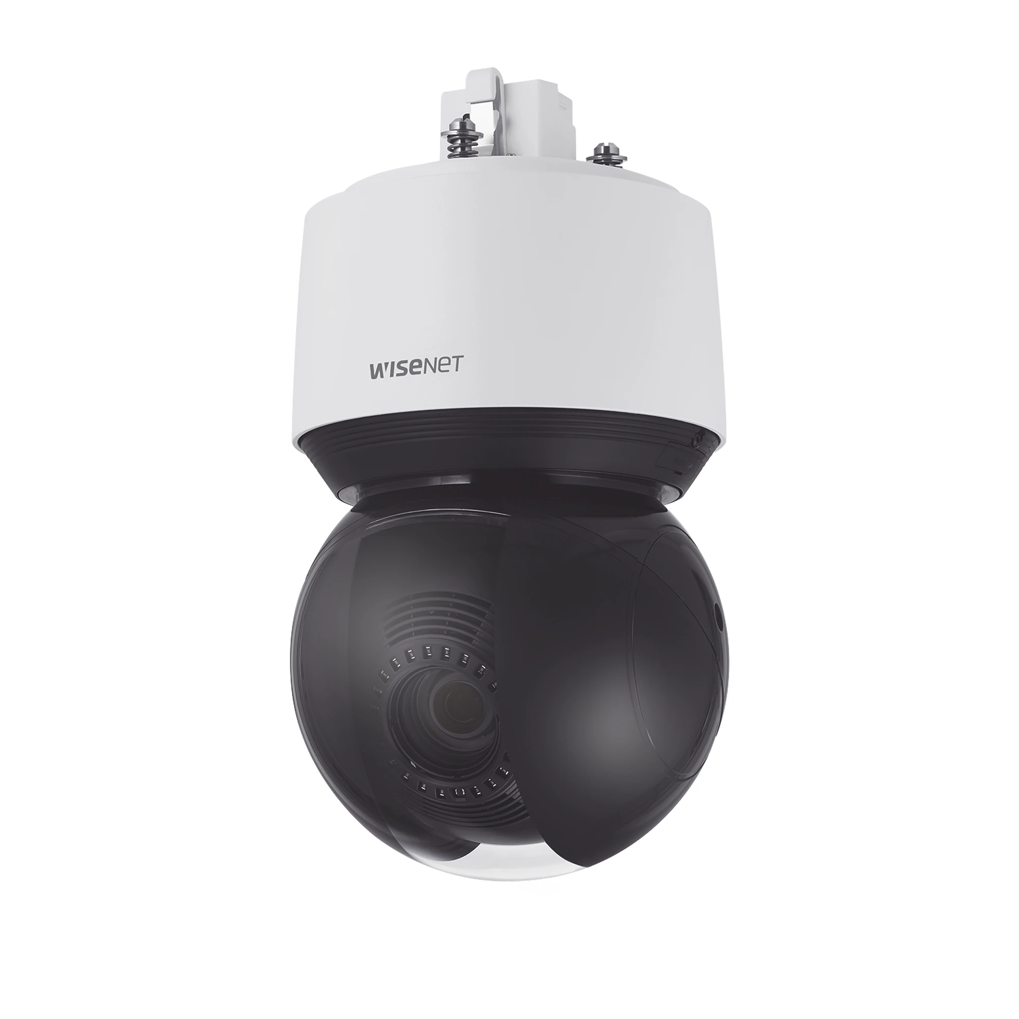 DOMO IP PTZ 2MP ANTIVANDÁLICO / 40X ZOOM ÓPTICO / IR 200M / WDR 150DB / AUTO TRACKING / VIDEO ANALÍTICOS / H.265 & WISESTREAM II-Cámaras IP-HANWHA TECHWIN WISENET-Bsai Seguridad & Controles