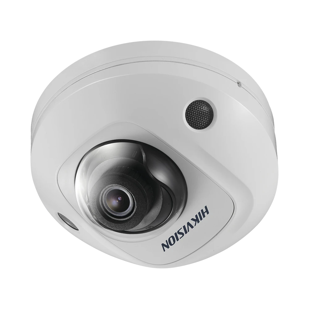 MINI DOMO IP 4 MEGAPIXEL / LENTE 2.8 MM / 10 MTS IR EXIR / MICROFONO INTERCONSTRUIDO / IP66 / IK08 / POE / ENTRADA Y SALIDA DE AUDIO Y ALARMA / H.265+-Cámaras IP-HIKVISION-Bsai Seguridad & Controles