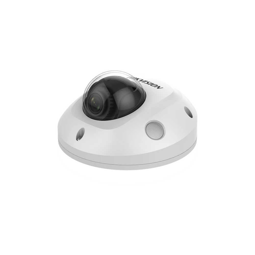 MINI DOMO IP 4 MEGAPIXEL / LENTE 2.8 MM / 10 MTS IR EXIR / MICROFONO INTERCONSTRUIDO / IP66 / IK08 / POE / ENTRADA Y SALIDA DE AUDIO Y ALARMA / H.265+-Cámaras IP-HIKVISION-Bsai Seguridad & Controles