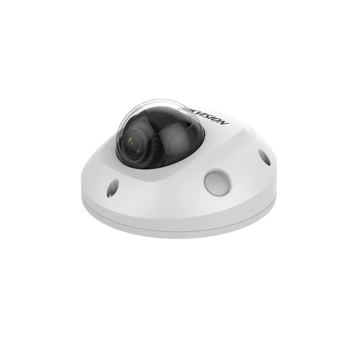 MINI DOMO IP 4 MEGAPIXEL / LENTE 2.8 MM / 10 MTS IR EXIR / MICROFONO INTERCONSTRUIDO / IP66 / IK08 / POE / ENTRADA Y SALIDA DE AUDIO Y ALARMA / H.265+-Cámaras IP-HIKVISION-DS-2CD2543G0-IS-Bsai Seguridad & Controles