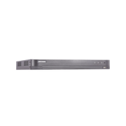 (ACUSENSE / EVITA FALSAS ALARMAS) DVR 8 MEGAPIXEL / 8 CANALES TURBOHD + 8 CANALES IP / 2 BAHÍA DE DISCO DURO / AUDIO POR COAXITRON / 8 ENTRADAS DE ALARMA / 4 SALIDA DE ALARMA / H.265+-Dvrs-HIKVISION-Bsai Seguridad & Controles