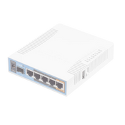 (HAP AC) 5 PUERTOS GIGABIT ETHERNET, 1 PUERTO SFP, 1 USB, WIFI DOBLE BANDA 3X3 802.11AC, HASTA 1W DE POTENCIA-Redes WiFi-MIKROTIK-Bsai Seguridad & Controles