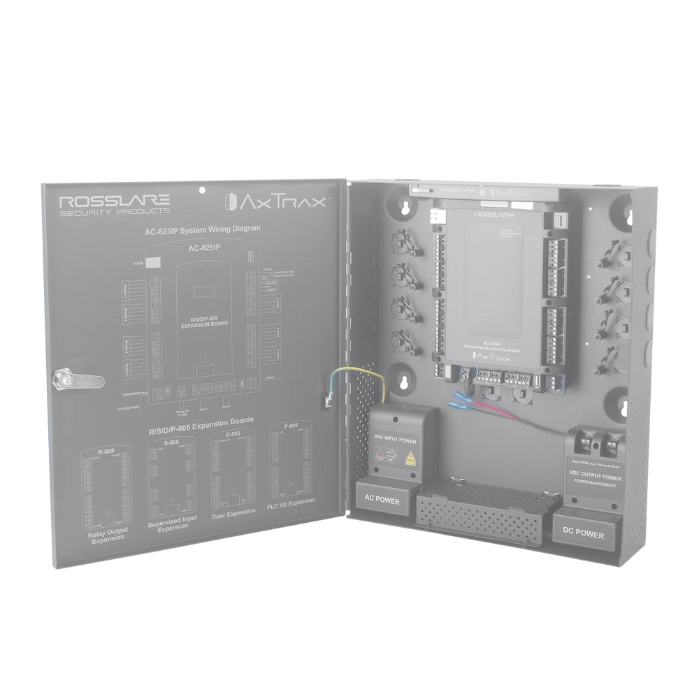 PANEL DE CONTROL DE ACCESO IP / LISTO PARA 4 LECTORAS / EXPANDIBLE A 56 LECTORAS / HASTA 100,000 USUARIOS-Controles de Acceso-ROSSLARE SECURITY PRODUCTS-Bsai Seguridad & Controles
