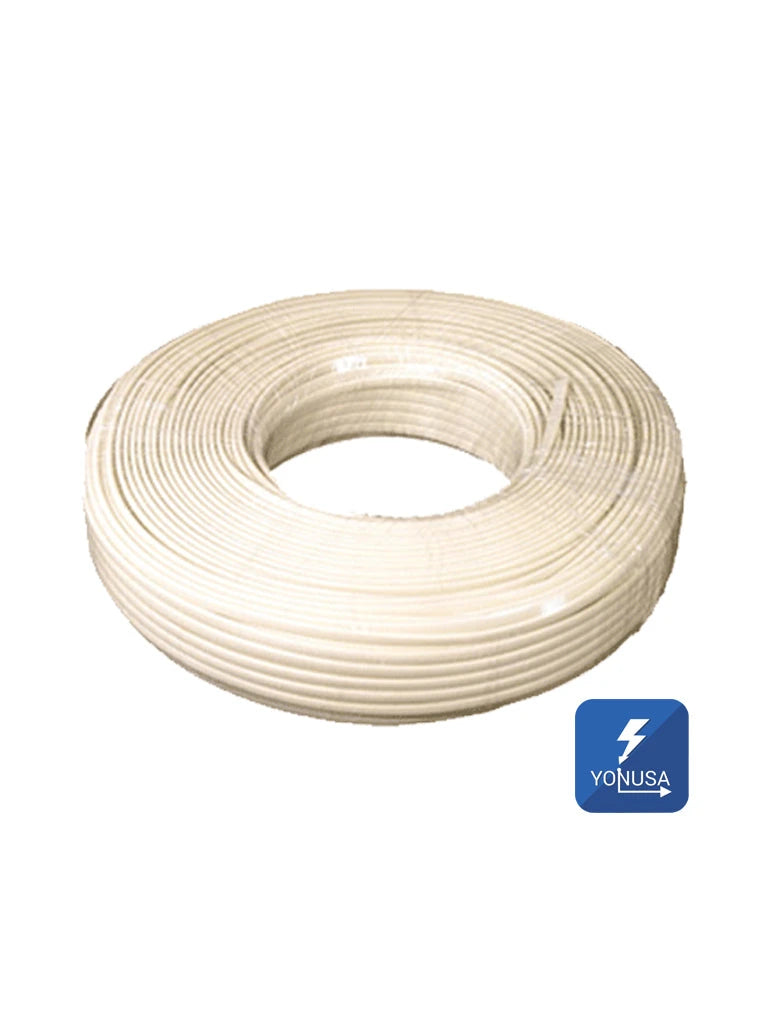 YONUSA CDA100 - CABLE BUJIA O DOBLE AISLADO RECOMENDADO PARA CERCOS ELECTRICOS YONUSA / BOBINA DE 100 MTS / CALIBRE 22 AWG / HASTA 12,000V-Alambres y Cables-YONUSA-Bsai Seguridad & Controles